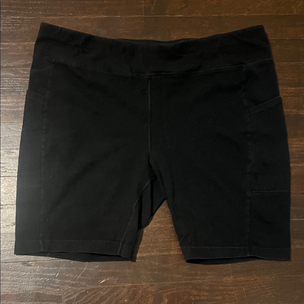 Terra & Sky Women's Black Shorts 2X